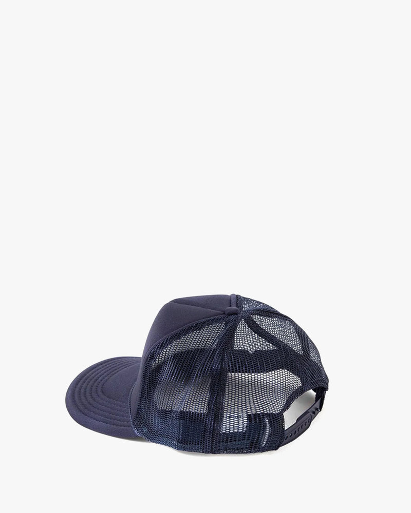 Navy Oui Trucker Hat