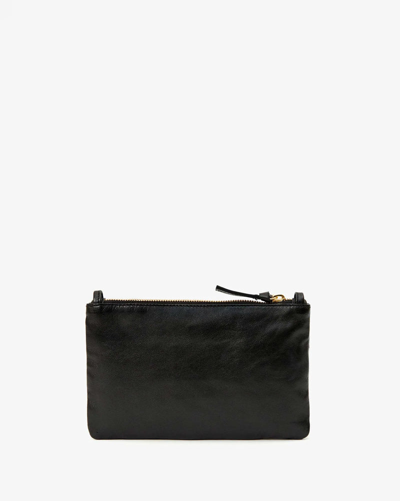 Wallet Clutch with Tabs | Black Cream