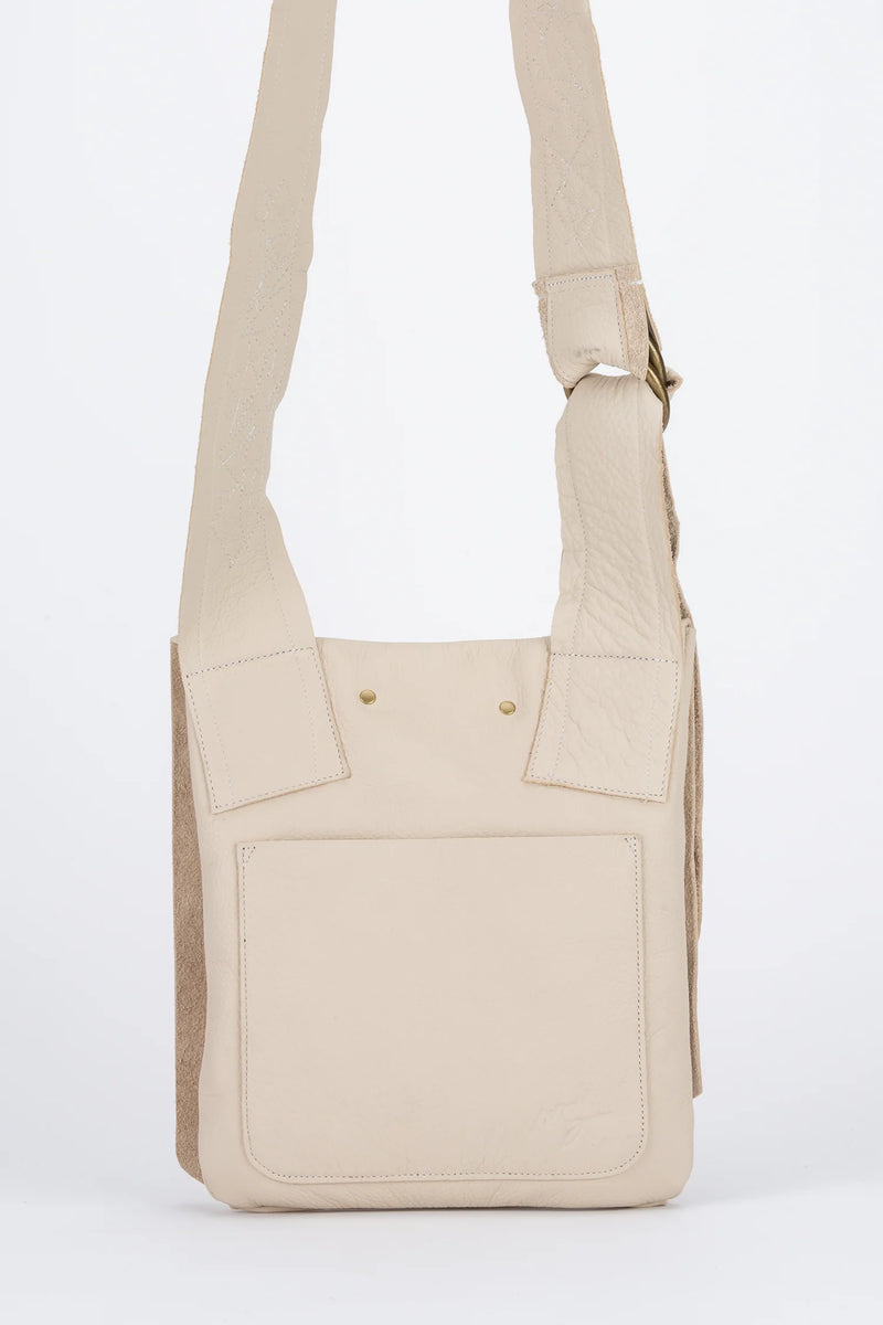No Fringe Wanderer Bag | Bone