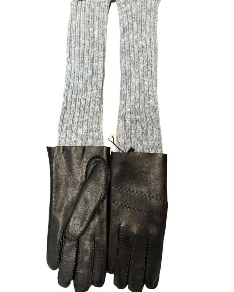 Glove with Knit Arm | Black – Well Heeled
