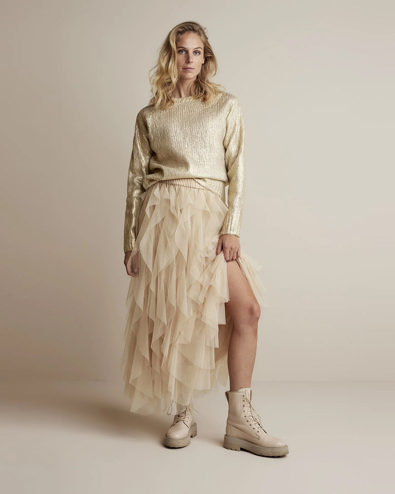 Mesh Skirt | Alpaca