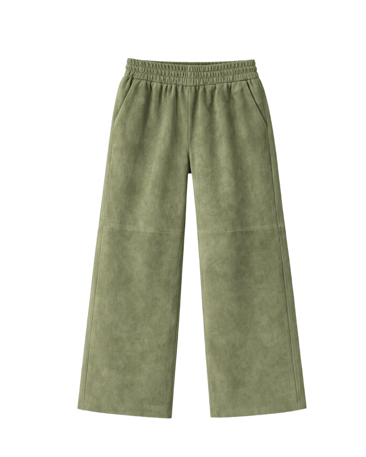 Grenn Pilot Olympia Wide Leather Pants | Army Green – Well Heeled