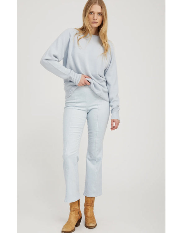 Ankle Flare with Princess Seam | Baby Blue