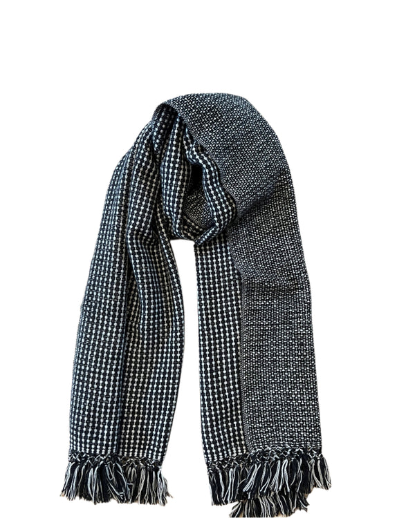 Cashmere Jali Weave | Black White