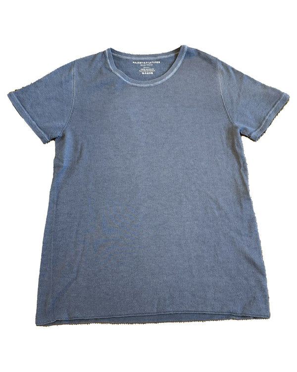 Short Sleeve Cashmere Crewneck | Baltic