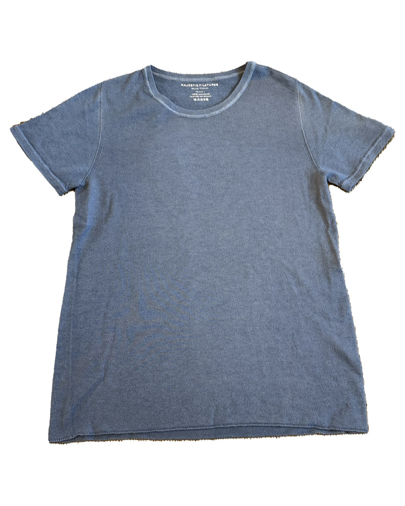 Short Sleeve Cashmere Crewneck | Baltic
