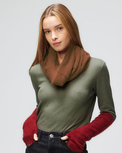 Ultra Soft Infinity Scarf Bison