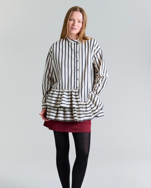 Tunic with Ruffles | Pirate Stripes