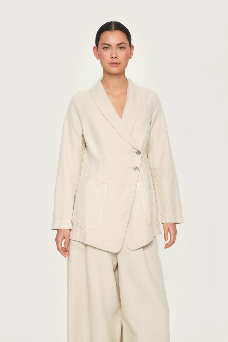 Linen Blazer | Ivory