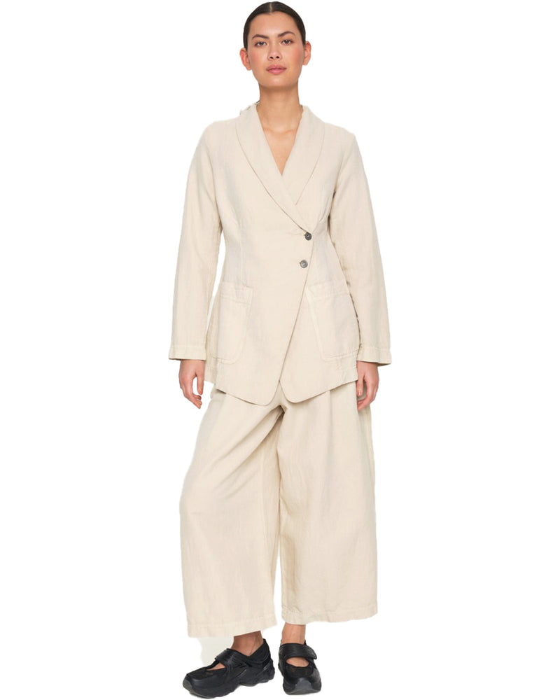 Linen Blazer | Ivory