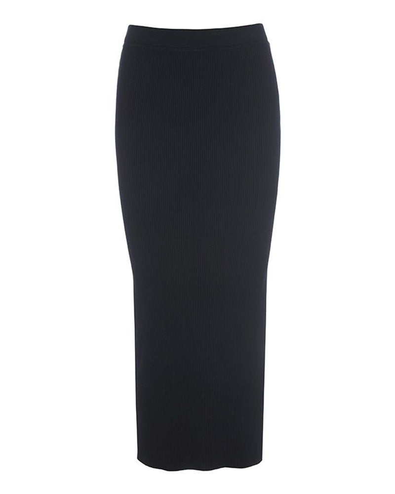 Knit Skirt in Black