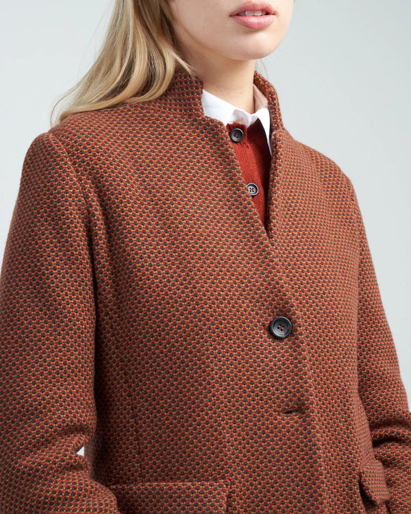 Blazer Chico Riso | Coffee + Red