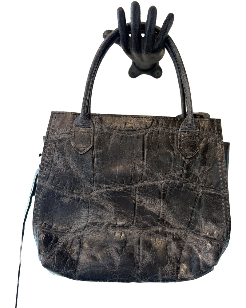 Mini Daybag | Vintage Storm Embossed Jumbo Gator