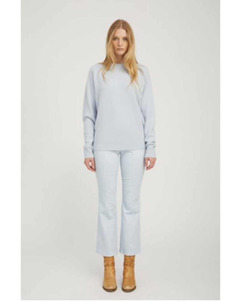 Classic Crew Sweater | Baby Blue