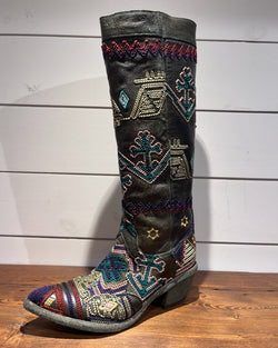 Dallas High Embroidered Boot | Bosco