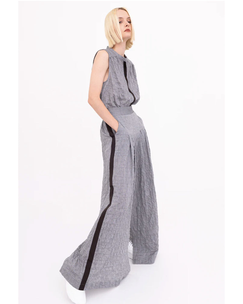 Braxton Wide Leg Pant | Stone
