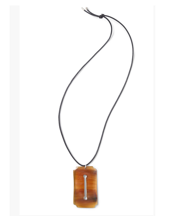 Chan Luu Jasper Lock Pendant Necklace on white background well heeled stowe vermont