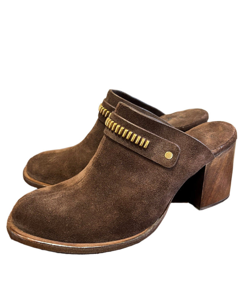 Dallas Mule | Chocolate Suede