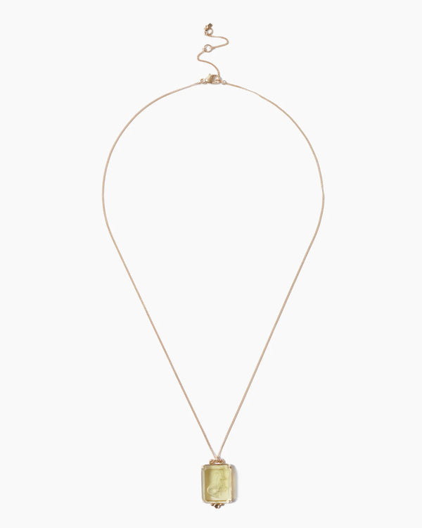 14K Gold Capricorn Necklace