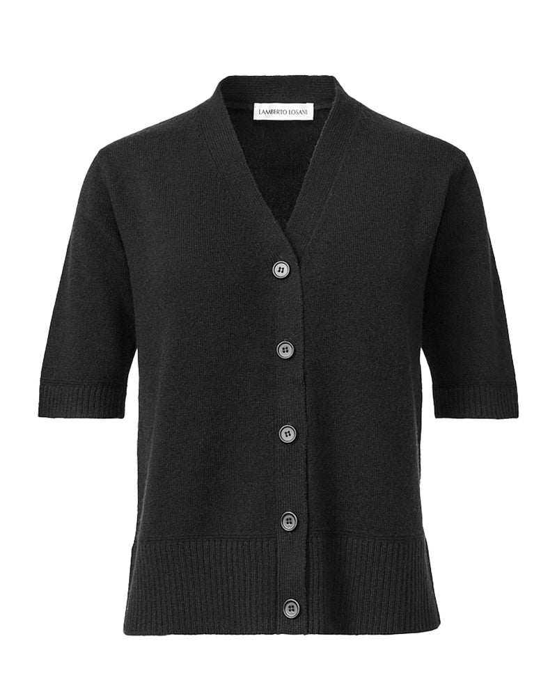 Cardigan Half Sleeve | Black