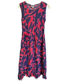 Alquema Smash Pocket Dress in Cerise Butterflies well heeled vt