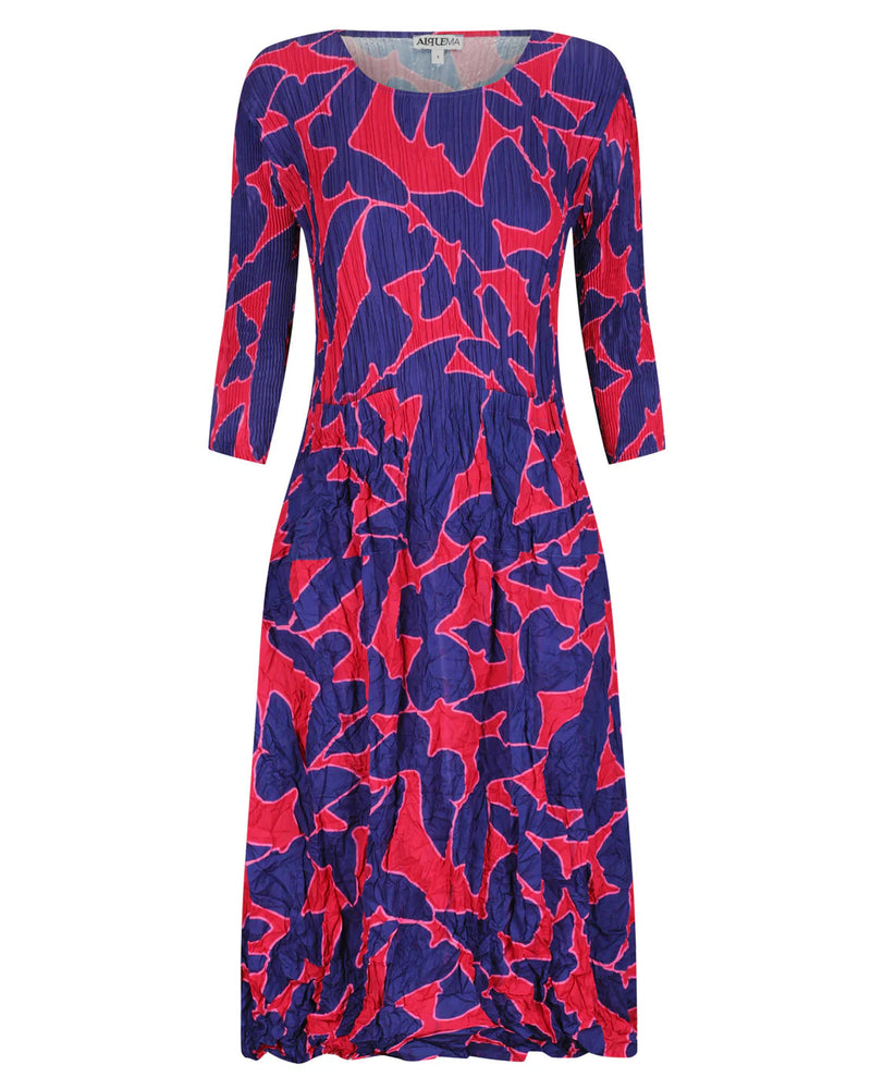 Smash Pocket Dress | Cerise Butterflies