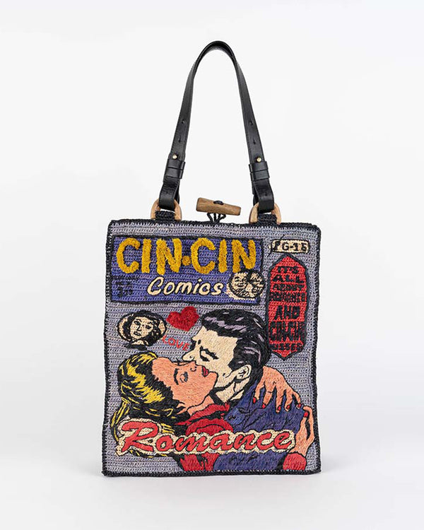 Cin Cin Comics Bag | Turquoise