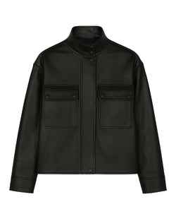 Clarissa Leather Jacket | Black