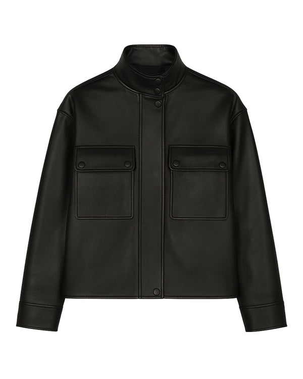 Clarissa Leather Jacket | Black