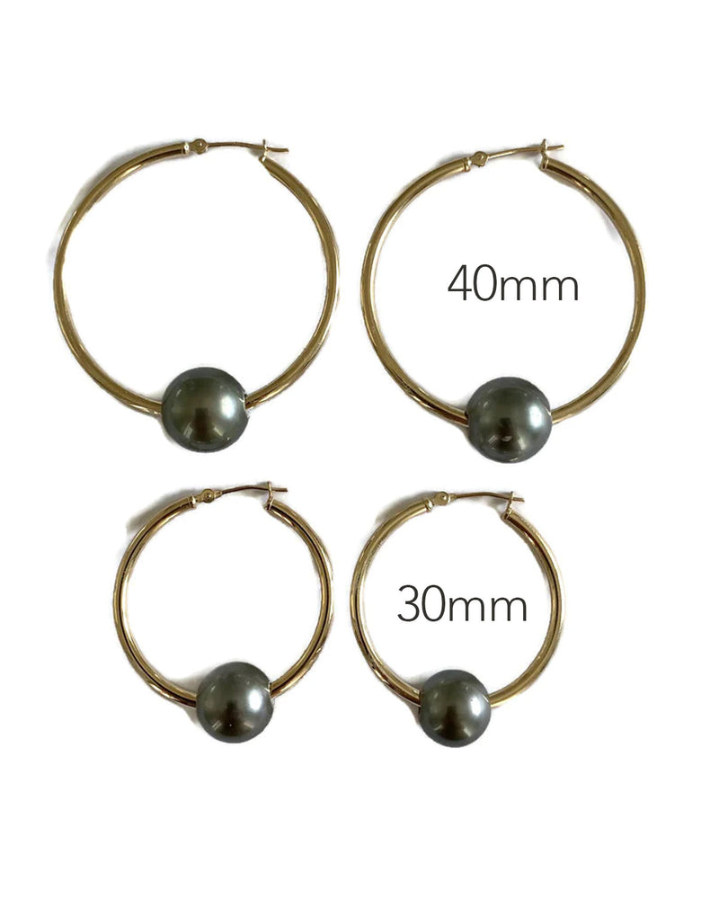 Divers Hoops 40MM Large I White Gold
