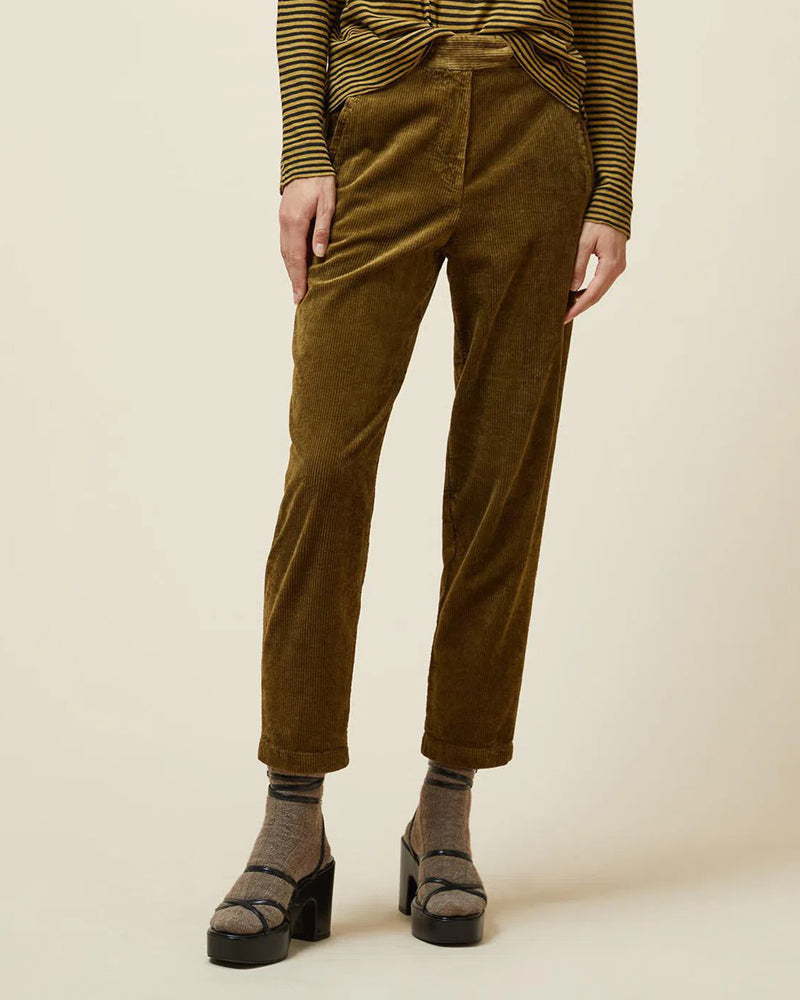 Corduroy Trousers  | Khaki