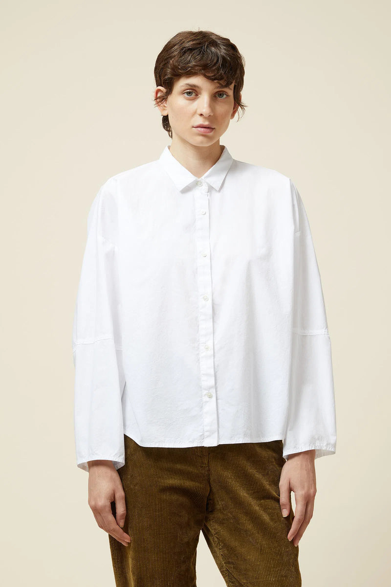 Oversized Poplin Shirt | Optical White