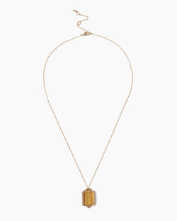 14K Gold Gemini Necklace
