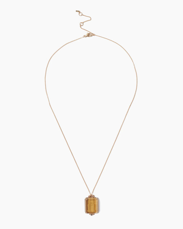 14K Gold Gemini Necklace