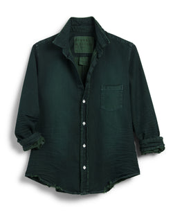 Barry Tailored Button Down | Indigo Green