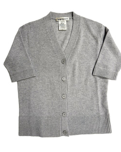 Cardigan Half Sleeve | Light Grey