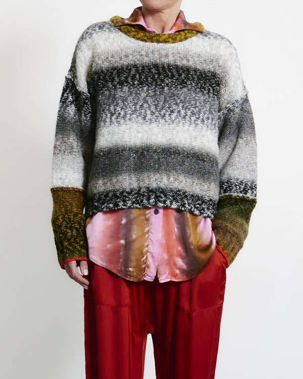 Iris Pullover Grey Olive