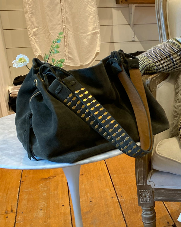 Halo Handbag | Pine Suede