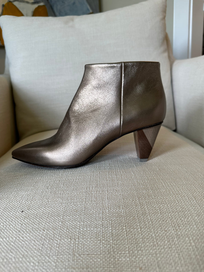 Pewter booties sale