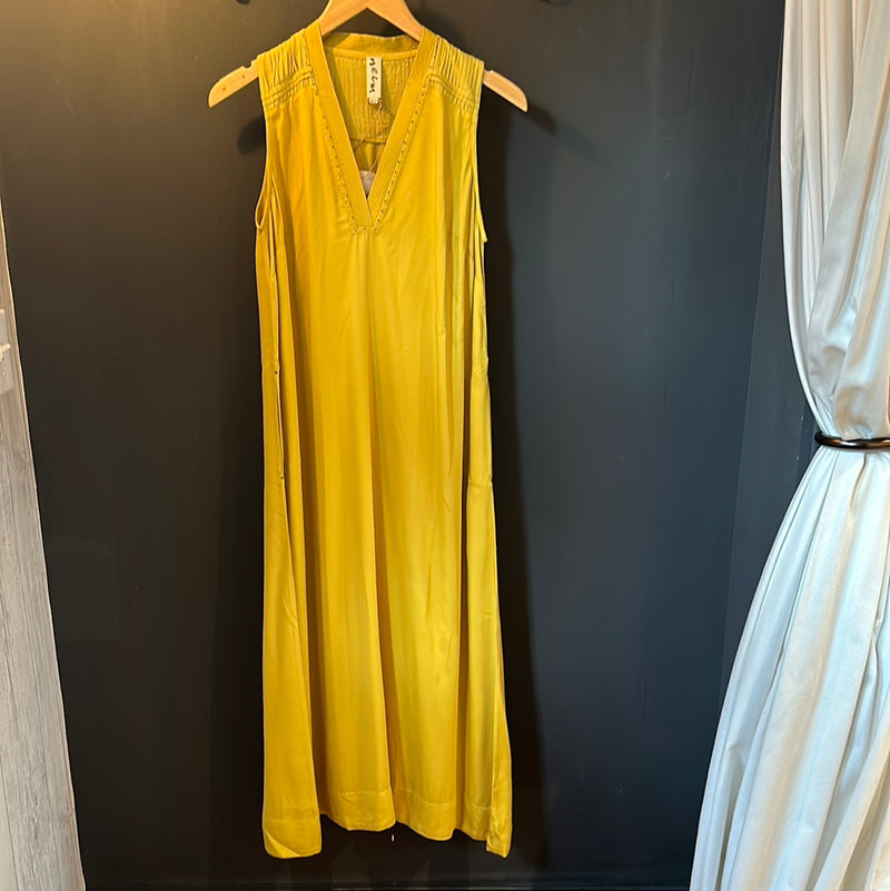 Myla Dress | Mustard