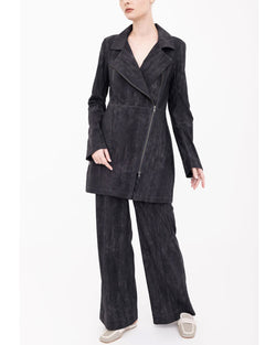Bryant Moto Zip Coat | Black