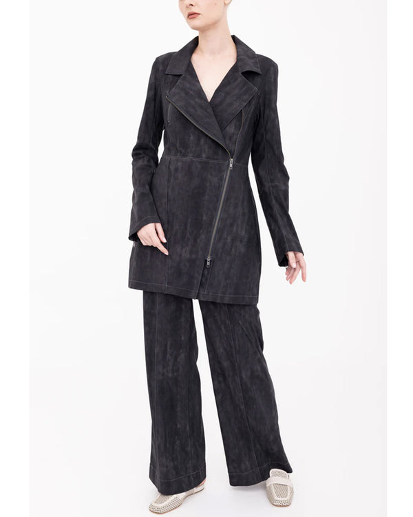 Bryant Moto Zip Coat | Black