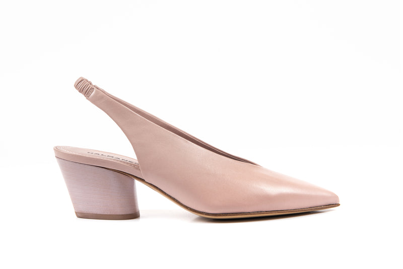 Janet Wood Heel Sling Back | Baron Cipria