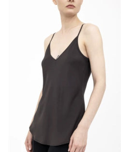 Elaine Kim Henrietta Silk Bias Camisole Java shop at well heeled