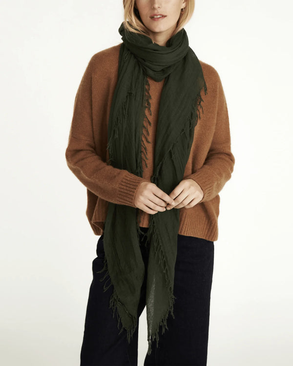 Cashmere Scarf | Kombu Green