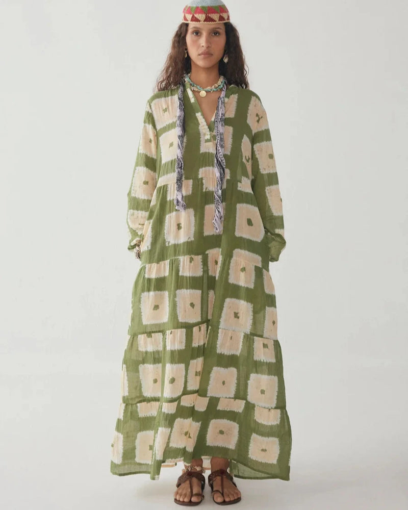 Trapeze Lala Dress I Cucumber