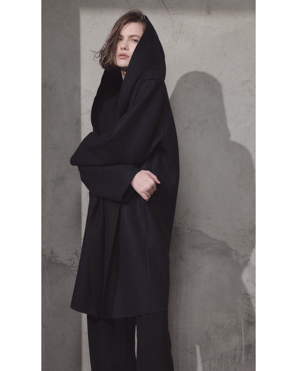 Overcoat | Dark Blue & Black
