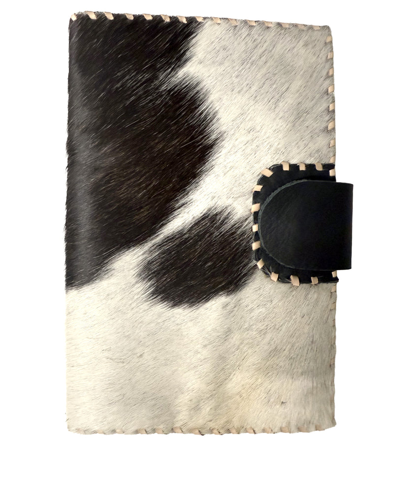 Studio Caleidoscope Lao Passport Wallet in Black Cowprint at well heeled stowe vt
