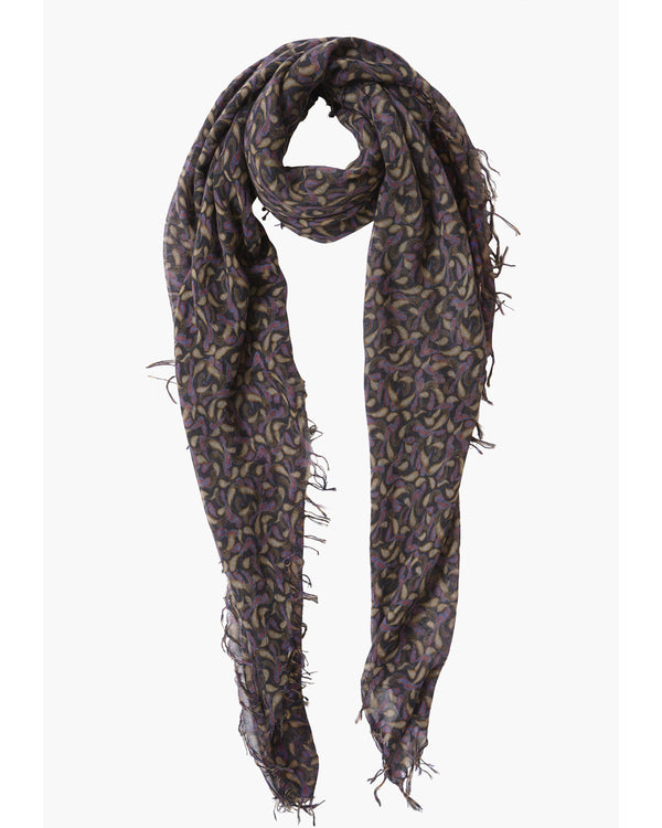 Chan Luu Cashmere & Silk Scarf in Lapis well heeled boutique stowe vermont