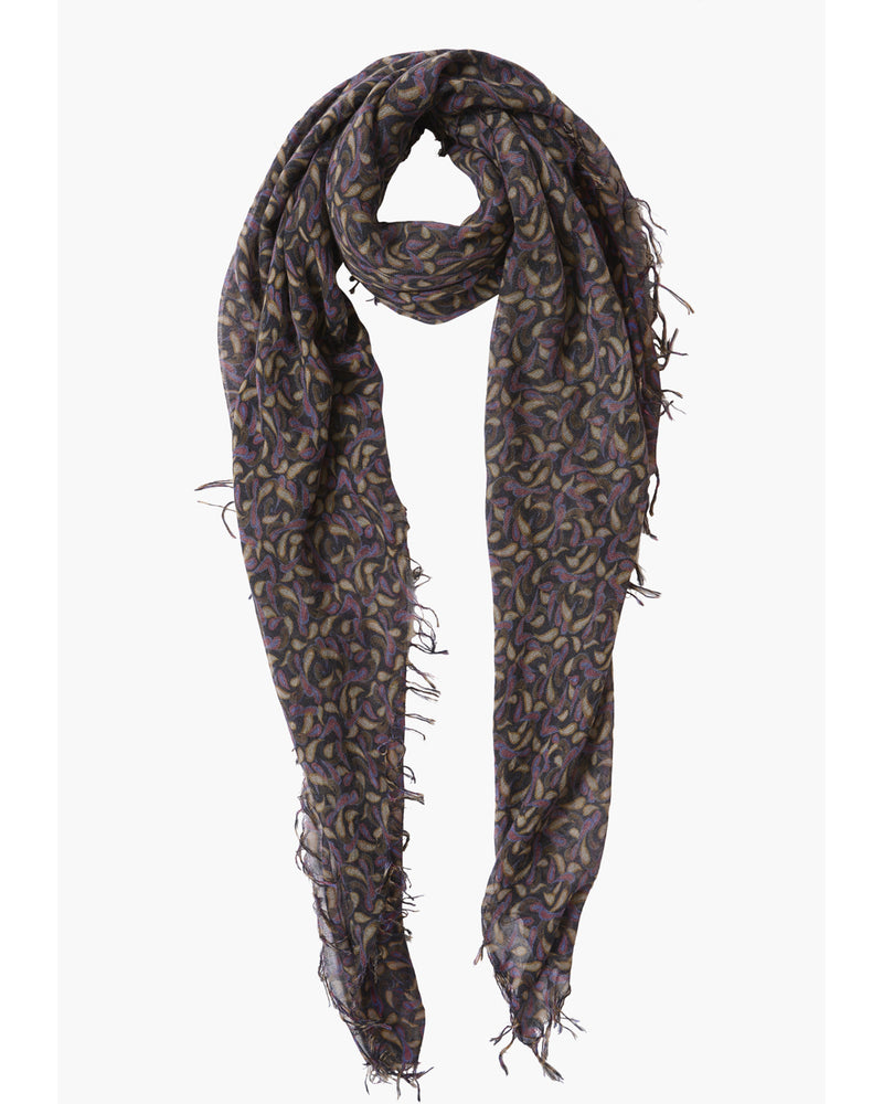 Chan Luu Cashmere & Silk Scarf in Lapis well heeled boutique stowe vermont